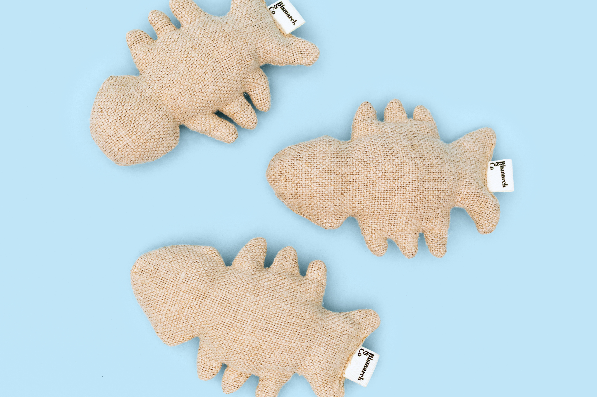 Fish Bone Catnip Toys | Set of 2